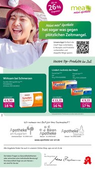 Aktueller mea - meine apotheke Prospekt "Unsere Juli-Angebote" für Zell (Harmersbach) Aktueller mea - meine apotheke Prospekt für Zell (Harmersbach) mit Seiten