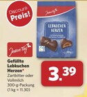 Aktuelles Gefüllte Lebkuchen Herzen Zartbitter Angebot bei combi in Bielefeld ab 3,39 €