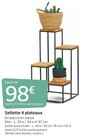 Sellette 4 plateaux en promo chez Jardiland Sellette 4 plateaux dans le catalogue Jardiland