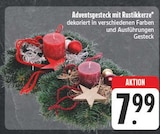 EDEKA Ostheim - Adventsgesteck mit Rustikkerze Angebot im Prospekt Adventsgesteck mit Rustikkerze bei EDEKA im Ostheim Prospekt für 7,99 €