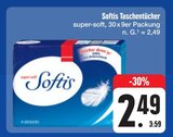 Aktuelles Softis Taschentücher Angebot bei E center in Jena ab 2,49 €