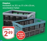 GLOBUS Völklingen - Klappbox Angebot im Prospekt Klappbox bei GLOBUS im Völklingen Prospekt für 2,49 €