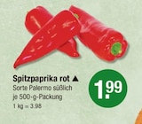 Spitzpaprika rot von  im aktuellen V-Markt Prospekt für 1,99 €