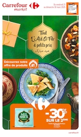 Catalogue Supermarchés Carrefour Market en cours à Massiac et alentours, "Tout L'Aïd El-Fitr à petits prix", 16 pages, 21/03/2025 - 30/03/2025