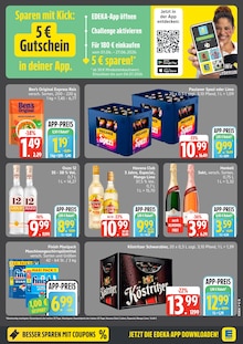Bier im EDEKA Prospekt "Top Angebote" mit 26 Seiten (Rostock)