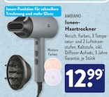 Ionen-Haartrockner Angebote von Ambiano bei ALDI SÜD Heilbronn für 12,99 €