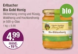 Bio Gold Honig von Erlbacher im aktuellen V-Markt Prospekt