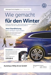 Aktueller Volkswagen Prospekt mit Handschuhe, "Wie gemacht für den Winter", Seite 1