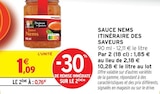 Sauce Nems - Itinéraire des Saveurs - Intermarché Hyper Sauce Nems - Itinéraire des Saveurs à 0,76 € dans le catalogue Intermarché Hyper
