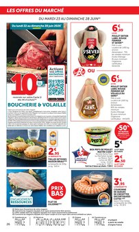 Promotion Surimi dans le prospectus Super U, valable du 23/06/2026 au 05/07/2026 Promo Surimi dans le catalogue Super U du moment à la page 26