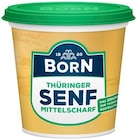 Thüringer Senf mittelscharf im Angebot bei REWE in Halle Thüringer Senf mittelscharf Angebote von Born bei REWE Halle für 0,69 €