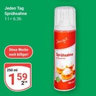 Sprühsahne im Angebot bei GLOBUS in Neubrandenburg Sprühsahne Angebote von Jeden Tag bei GLOBUS Neubrandenburg für 1,59 €