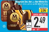 3er, 4er oder 6er Minis Eis von Magnum im aktuellen EDEKA Prospekt für 2,49 €