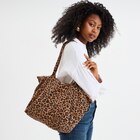 Sac shopper avec anses sable femme - La Halle à Montpellier Sac shopper avec anses sable femme en promo chez La Halle Montpellier à 13,99 €