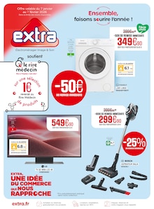 Prospectus Extra de la semaine "Ensemble, faisons sourire l'année !" avec 8 pages, valide du 07/01/2026 au 07/02/2026 pour Issy-les-Moulineaux et alentours