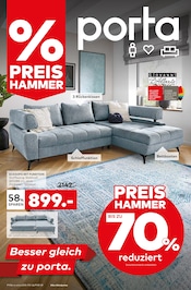 Ähnliche Schlafsofa Angebote im Prospekt "PREIS HAMMER" von porta Möbel in Rheda-Wiedenbrück Ähnliche Angebote wie Schlafsofa im Prospekt "PREIS HAMMER" auf Seite 1 von porta Möbel in Rheda-Wiedenbrück