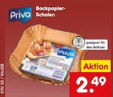Backpapier-Schalen im Angebot bei Netto Marken-Discount in Mülheim Backpapier-Schalen Angebote von Priva bei Netto Marken-Discount Mülheim für 2,49 €