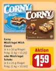 Müsliriegel Milch Classic Angebote von Corny bei REWE Kaiserslautern für 1,59 €