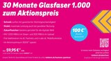 30 Monate Glasfaser 1.000 zum Aktionspreis von Telekom im aktuellen Telekom Shop Prospekt für 59,95 €