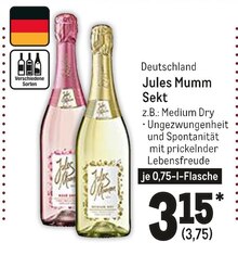 von Jules Mumm Sekt von Jules Mumm