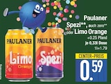 Spezi oder Limo Orange von Paulaner im aktuellen EDEKA Prospekt für 0,59 €