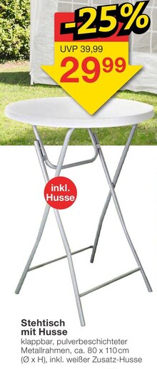 Stehtisch mit Husse bei Jawoll in Düren Stehtisch mit Husse im Angebot bei Jawoll Düren für 29,99 €