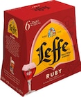 -50% SUR LE 2ème ARTICLE LE MOINS CHER DES 2 Sur la gamme 6 x 25 cl LEFFE en promo chez Carrefour Reims