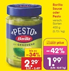 Sauce oder Pesto von Barilla für 1,99 € bei Netto Marken-Discount im Angebot Sauce oder Pesto von Barilla im aktuellen Netto Marken-Discount Prospekt