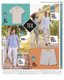 Prix et réduction Pantalon Homme dans le prospectus Carrefour en cours Offre Pantalon Homme dans le catalogue Carrefour du moment à la page 17