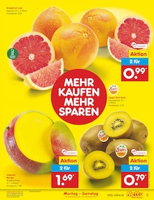 Bananen im Netto Marken-Discount Prospekt "Aktuelle Angebote" mit 63 Seiten (Wuppertal)
