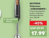 Stabmixer ASB600BWD von Bestron im aktuellen Kaufland Prospekt