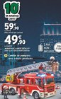 Camion de pompiers avec échelle pivotante - Intermarché à Saint-Quentin Camion de pompiers avec échelle pivotante en promo chez Intermarché Saint-Quentin à 49,90 €