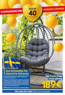 Gartensitzmöbel im Rusta Prospekt "Viele Schnäppchenpreise" mit 20 Seiten (Essen)
