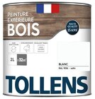 Peinture(d) bois extérieur blanc RAL 9016 satin Tollens 2 L - Tollens - Castorama à Goussainville Peinture(d) bois extérieur blanc RAL 9016 satin Tollens 2 L - Tollens en promo chez Castorama Goussainville à 57,90 €