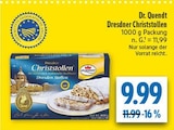 Dresdner Christstollen Angebote von Dr. Quendt bei diska Hof für 9,99 €