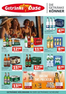 Coca Cola im Getränke Oase Prospekt "Aktuelle Angebote" mit 2 Seiten (Marl)