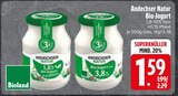 Aktuelles Bio-Jogurt 1,8% Fett Angebot bei EDEKA in Ingolstadt ab 1,59 €