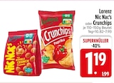 Nic Nac‘s oder Crunchips im Angebot bei EDEKA in Heidenheim Nic Nac‘s oder Crunchips Angebote von Lorenz bei EDEKA Heidenheim für 1,19 €