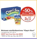 Boisson multivitamines - Capri-Sun à 3,19 € dans le catalogue Monoprix
