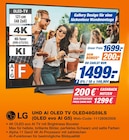 UHD AI OLED TV OLED48G59LS (OLED evo AI G5) im Angebot bei expert in Ellwangen UHD AI OLED TV OLED48G59LS (OLED evo AI G5) Angebote von LG bei expert Ellwangen für 1.499,00 €