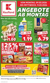 Aktueller Kaufland Prospekt mit Pilze, "KNÜLLER", Seite 1