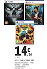 selection de jeux ps5 - E.Leclerc à Cagnes-sur-Mer selection de jeux ps5 en promo chez E.Leclerc Cagnes-sur-Mer à 14,90 €