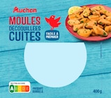 Moules Décoquillées Cuites Surgelées Auchan en promo chez Auchan Hypermarché Nancy à 2,45 €