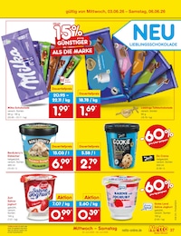 Milka im Netto Marken-Discount Prospekt Milka im Netto Marken-Discount Prospekt "Aktuelle Angebote" auf Seite 51