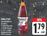 Saft im Angebot bei EDEKA in Altenburg Saft Angebote von hohes C bei EDEKA Altenburg für 1,79 €