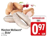 Münchner Weißwurst im Angebot bei EDEKA in Ravensburg Münchner Weißwurst Angebote bei EDEKA Ravensburg für 0,97 €