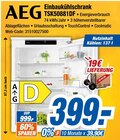Einbaukühlschrank TSK50881DF im Angebot bei expert in St. Ingbert Einbaukühlschrank TSK50881DF Angebote von AEG bei expert St. Ingbert für 399,00 €