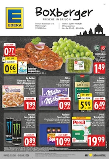 Aktueller EDEKA Prospekt für Bestwig und Ungebung, Seiten zum blättern EDEKA Prospekt Aktuelle Angebote mit Seiten in Bestwig und Umgebung