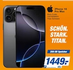 iPhone 16 Pro Max Angebote von Apple bei HEM expert Bietigheim-Bissingen für 1.449,00 €