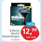 Mach3 Rasierklingen im Angebot bei budni in Seevetal Mach3 Rasierklingen Angebote von Gillette bei budni Seevetal für 12,99 €